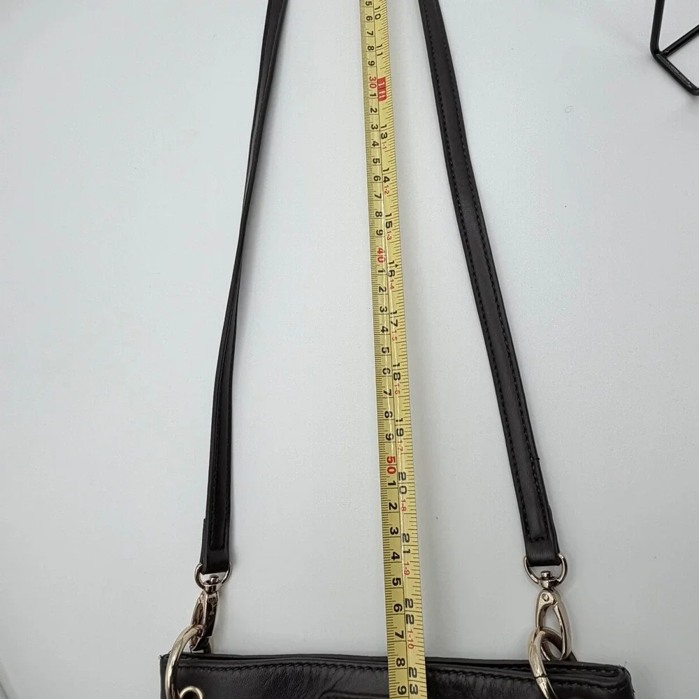 Etienne Aigner Small Brown Leather Crossbody Bag Y2K Minimalist Earthy Tones